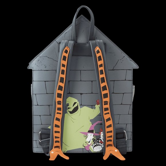 = Loungefly Disney Nightmare Before Christmas Town Hall Mini Backpack Exclusive - Picture 6 of 9